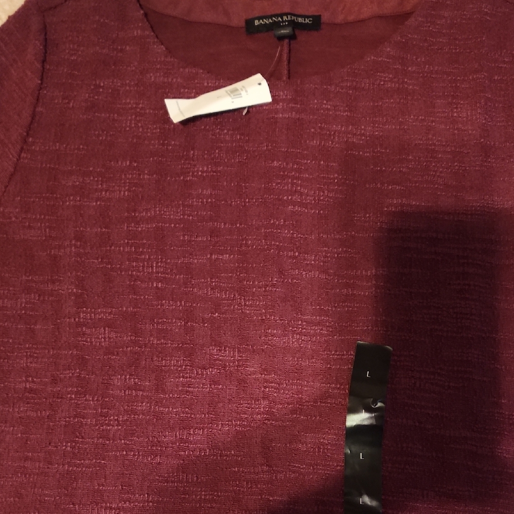 Banana Republic Textured Wine Dress